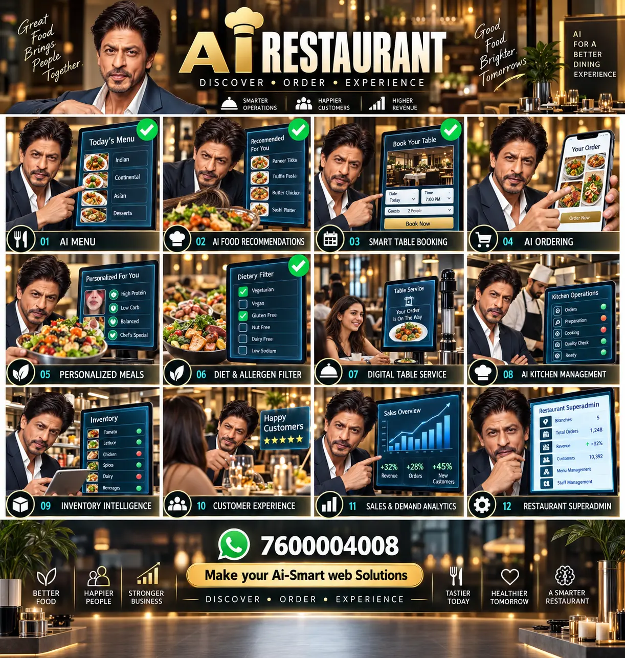 AI Restaurant — Discover · Order · Experience